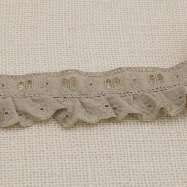 Galon Broderie Anglaise Avec Passant - Lin