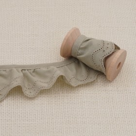 Galon Broderie Anglaise Vague - Lin