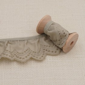 Galon Broderie Anglaise - Lin