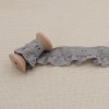 Galon Broderie Anglaise Avec Passant - Gris Clair