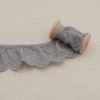 Galon Broderie Anglaise - Gris Clair