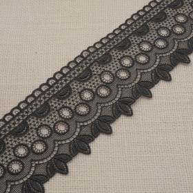 Guipure 8cm - Gris