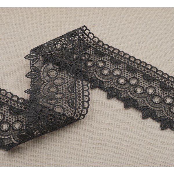 Guipure 8cm - Gris