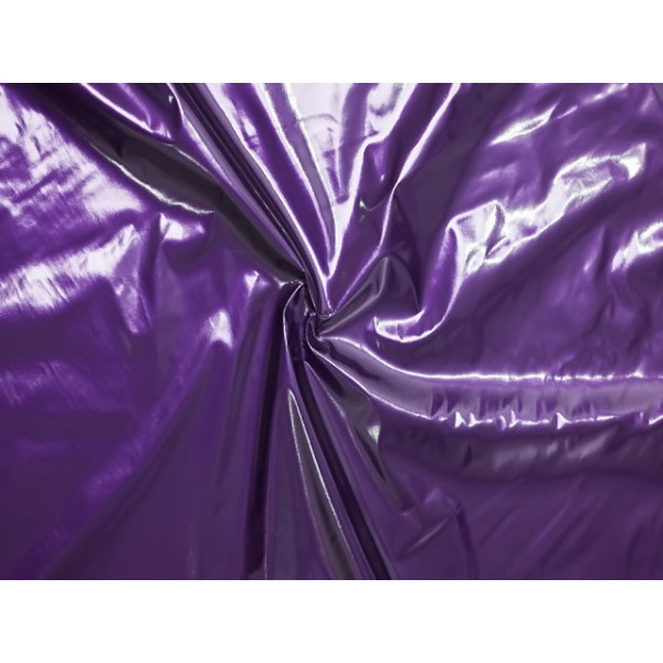Tissu Ciré Souple Violet