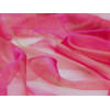 Tissu Organza Rose fuchsia  et Or