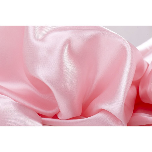 Tissu Satin Rose